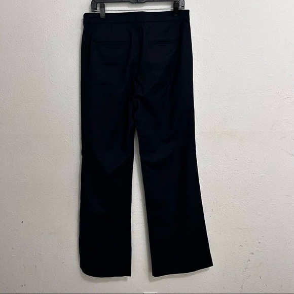 Ralph Lauren Sailor Pants Womens 10 Navy Blue High Waist Wide Leg Button Detail - Picture 5 of 12